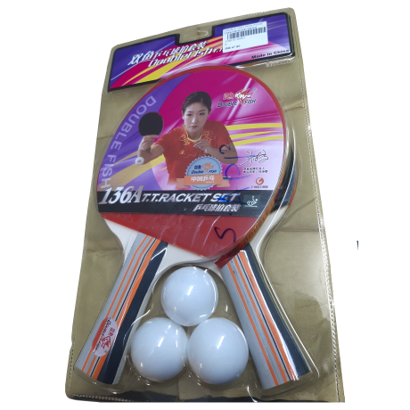 Double Fish 126A Table Tennis Racket Set